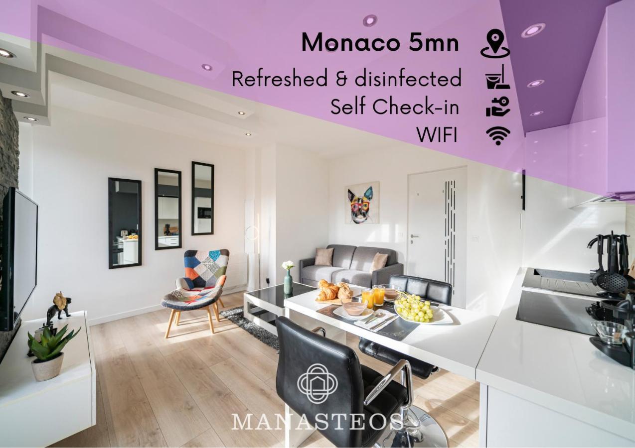 Frontiere Monaco, Appartement Renove Entierement - Ag 博索莱伊 外观 照片